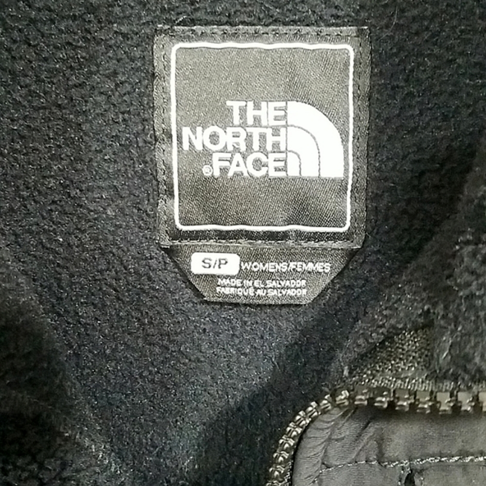 North face black fleece zip up jacket S - Picture 3 of 7